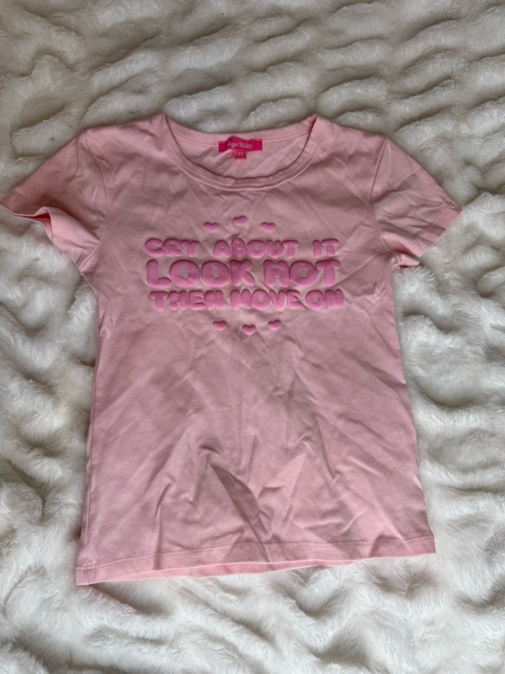Dolls Kill Pink Short Sleeve Graphic Tee